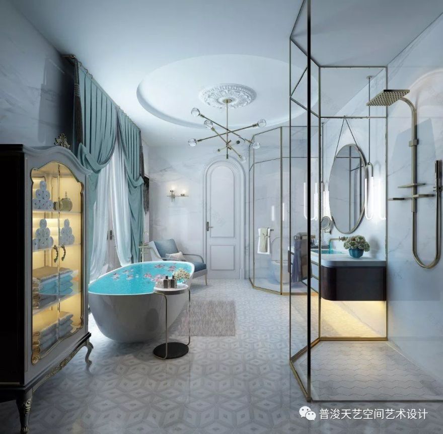 《逐光》孙谱淳 | 精致法式风,打造浪漫优雅家居空间-47