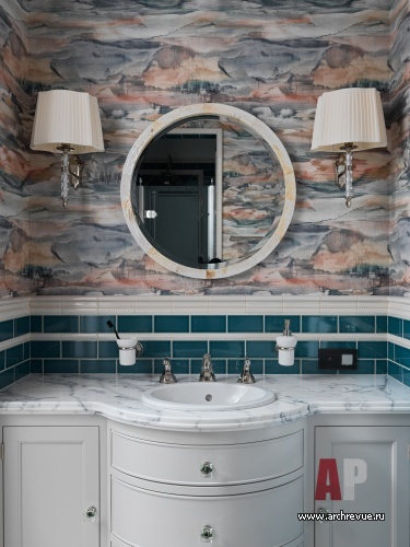 莫斯科彼得罗夫斯基林荫道经典风格三居室公寓设计丨俄罗斯莫斯科-37