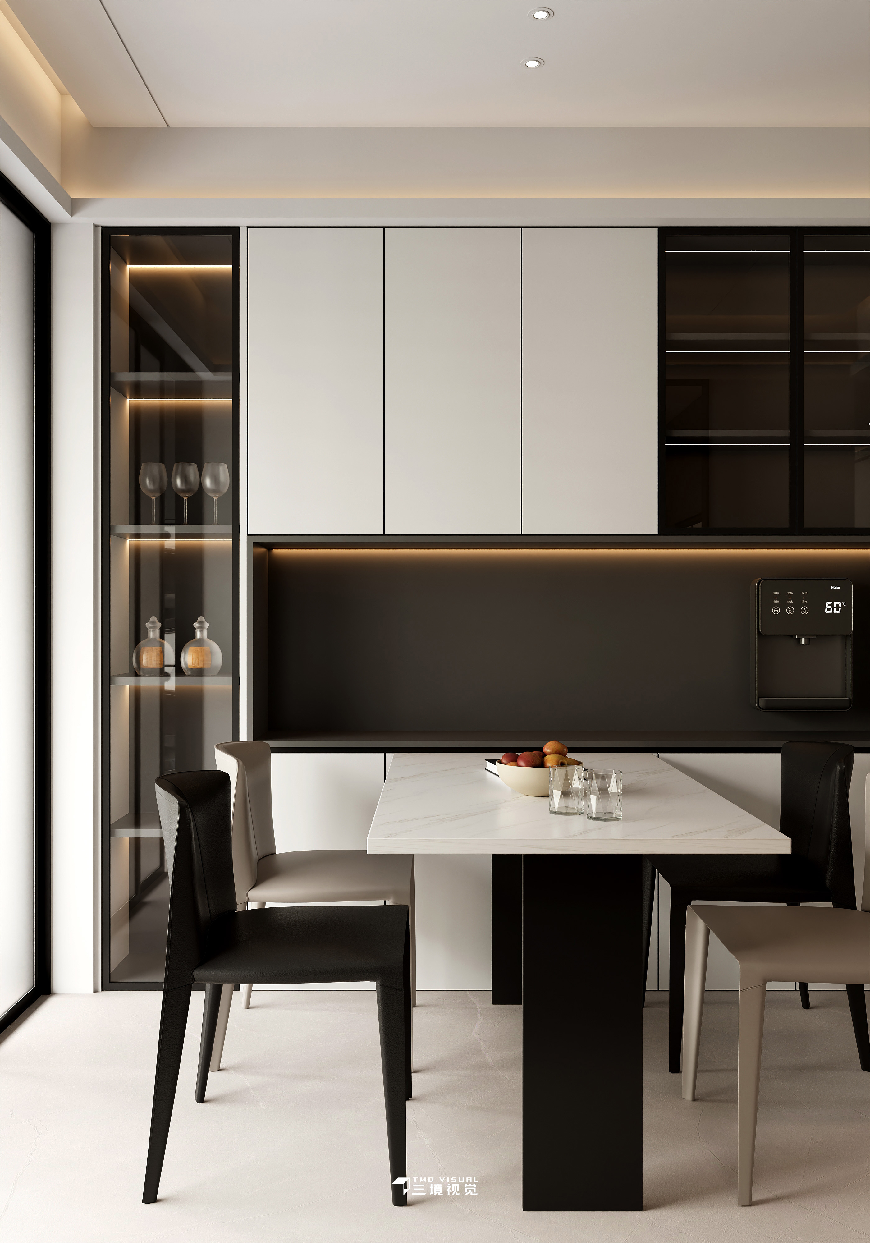 住宅-原木现代风客厅卧室设计-7