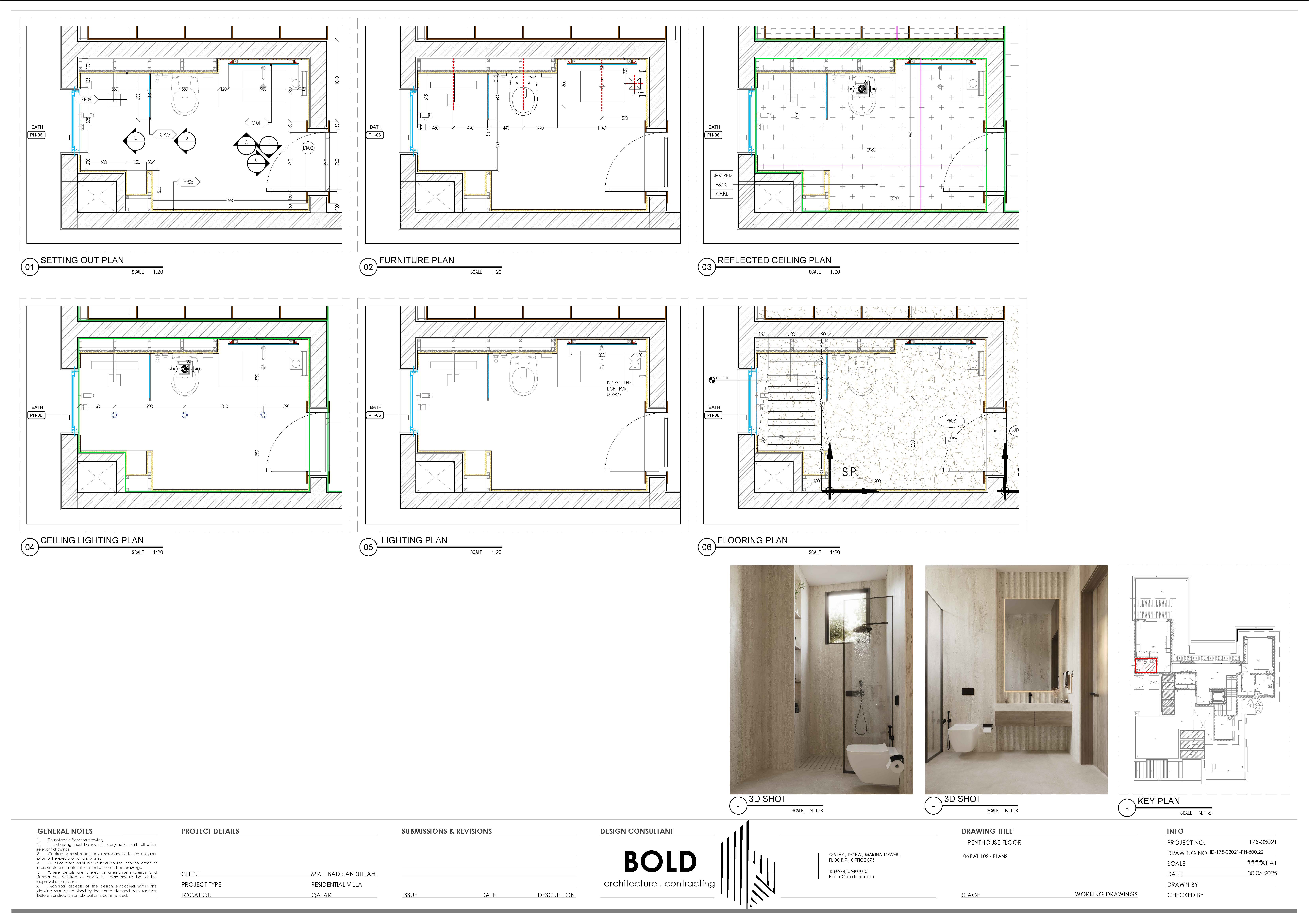 卧室技术图纸相关项目丨卡塔尔丨BOLD.CO.-11