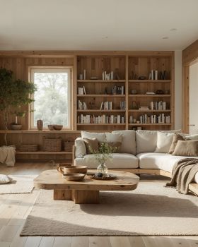 原木风温馨高级居家设计方案