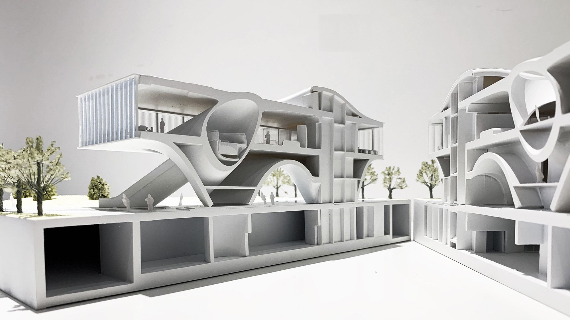 西安沣东新城莱安社区中心：漂浮之门 / EID Architecture -11