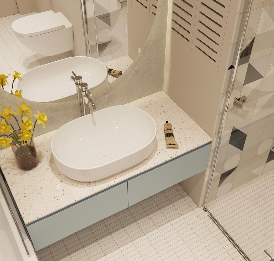 橙色温馨三口之家室内设计-10