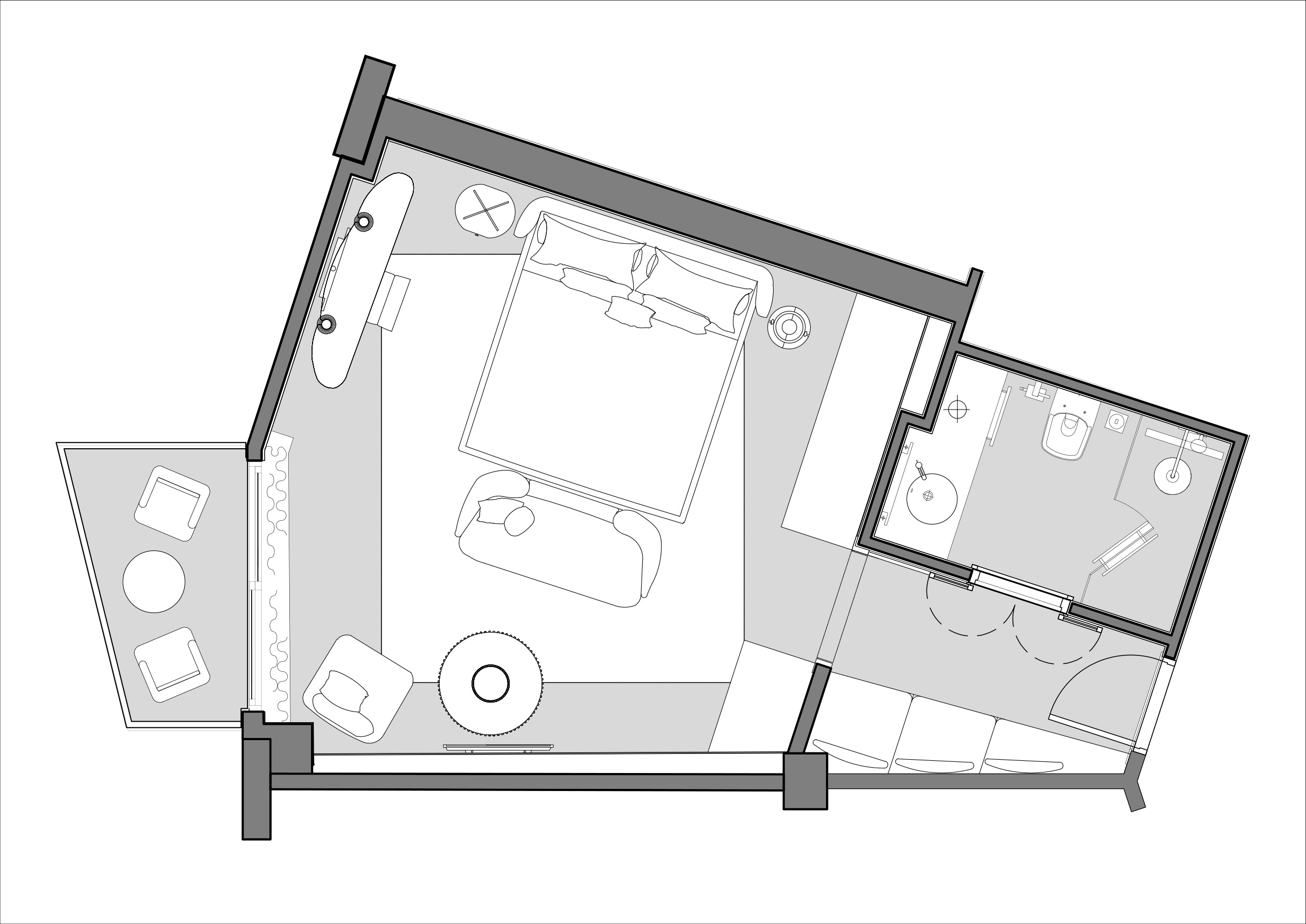 SOFITEL EL GAZERA 酒店客房及浴室设计丨埃及开罗丨MHDH MONA HUSSEIN DESIGN HOUSE-29