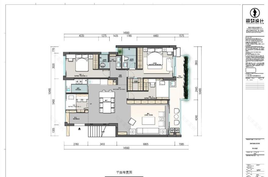 140m²现代简约风-1