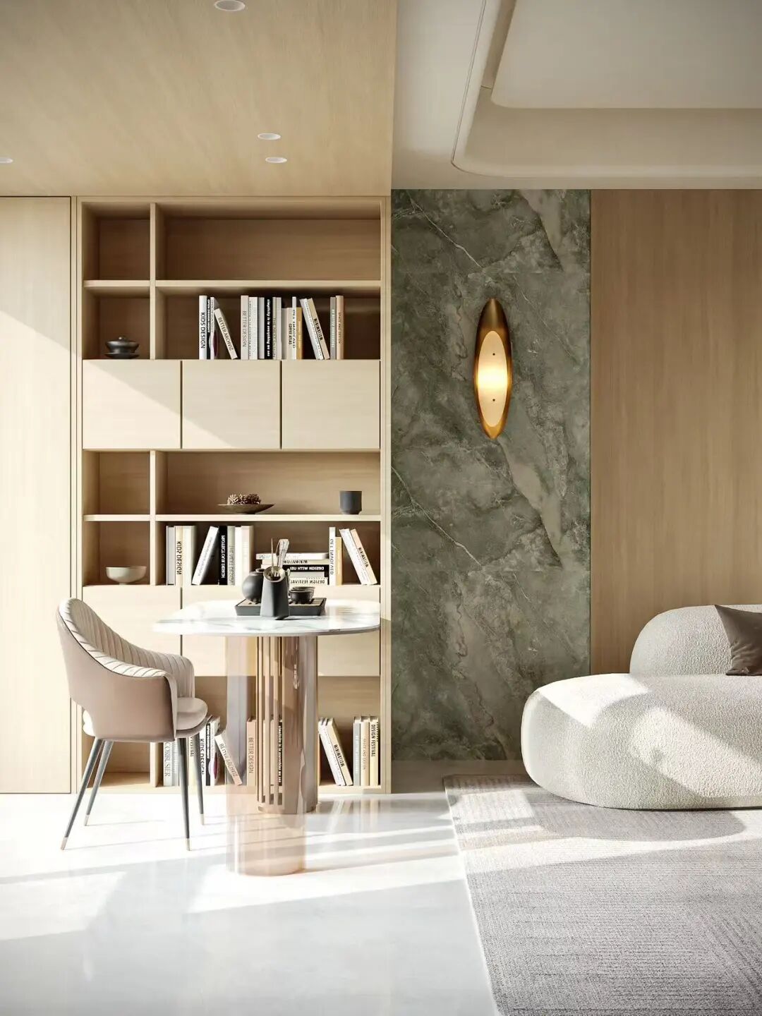 P.W.璞物设计新作|苏河湾壹号品意式轻奢-23