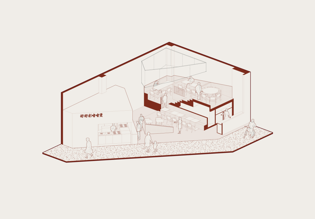 好好彩啫啫煲餐厅设计丨中国上海丨其实建筑事务所-58