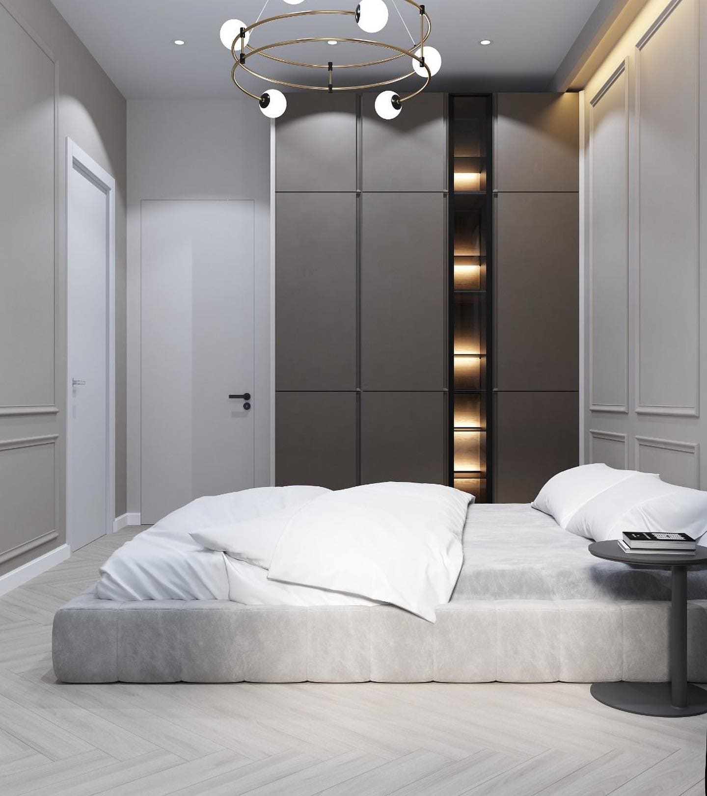 卧室嵌入式衣柜设计丨INJIR室内设计工作室等-78