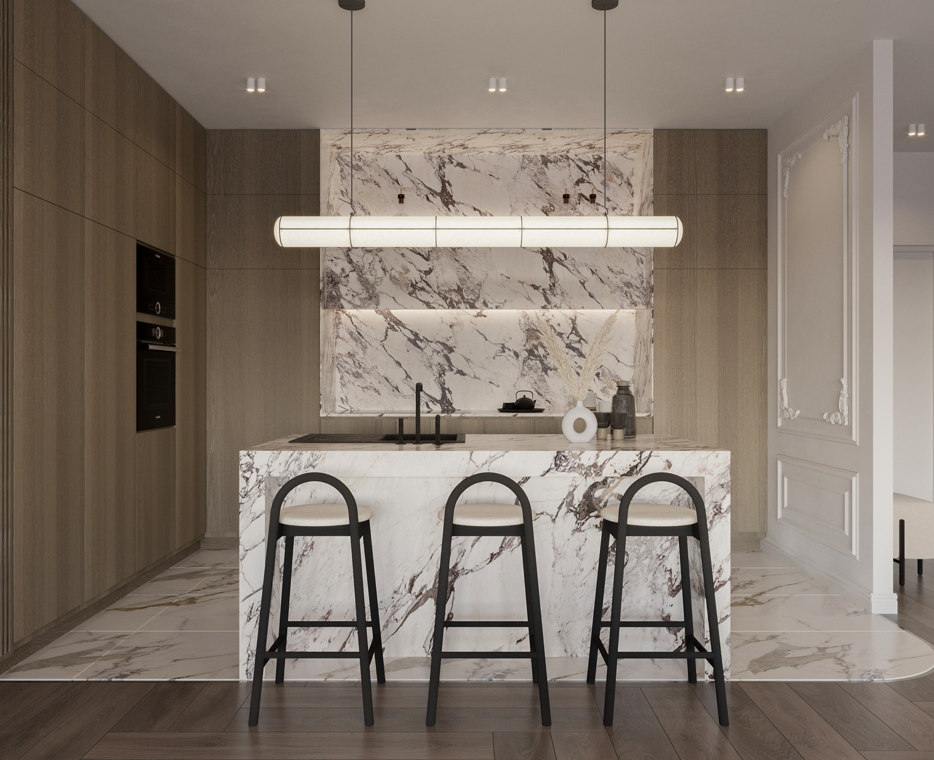 本沙班别墅丨突尼斯丨YE INTERIOR-23