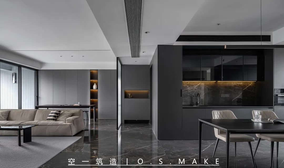现代极简之家丨中国重庆丨空一筑造-38
