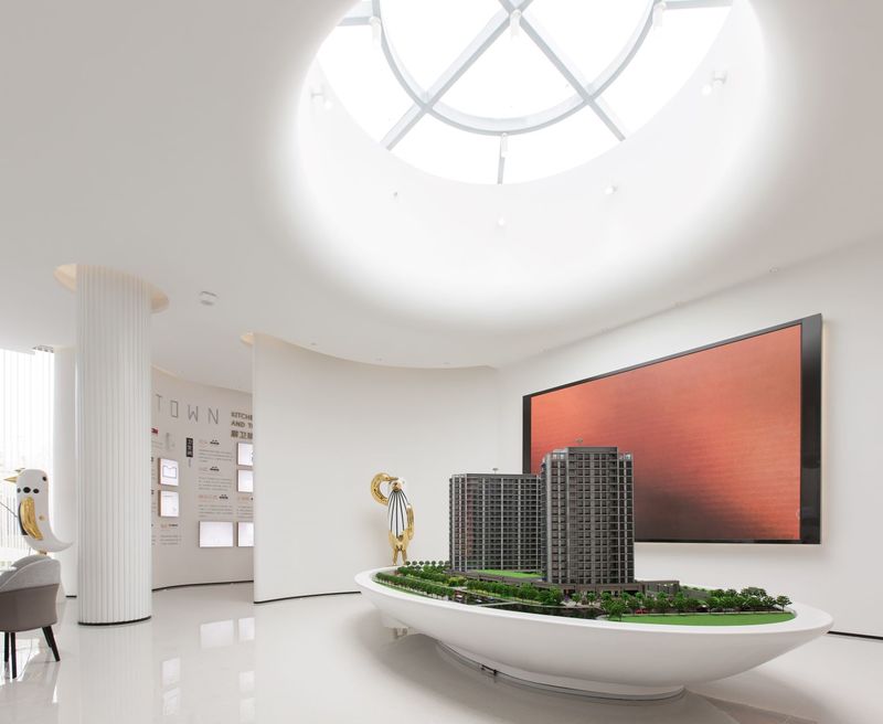 南京尚上悦苑售楼处 | “峡谷之光”的室内设计-20