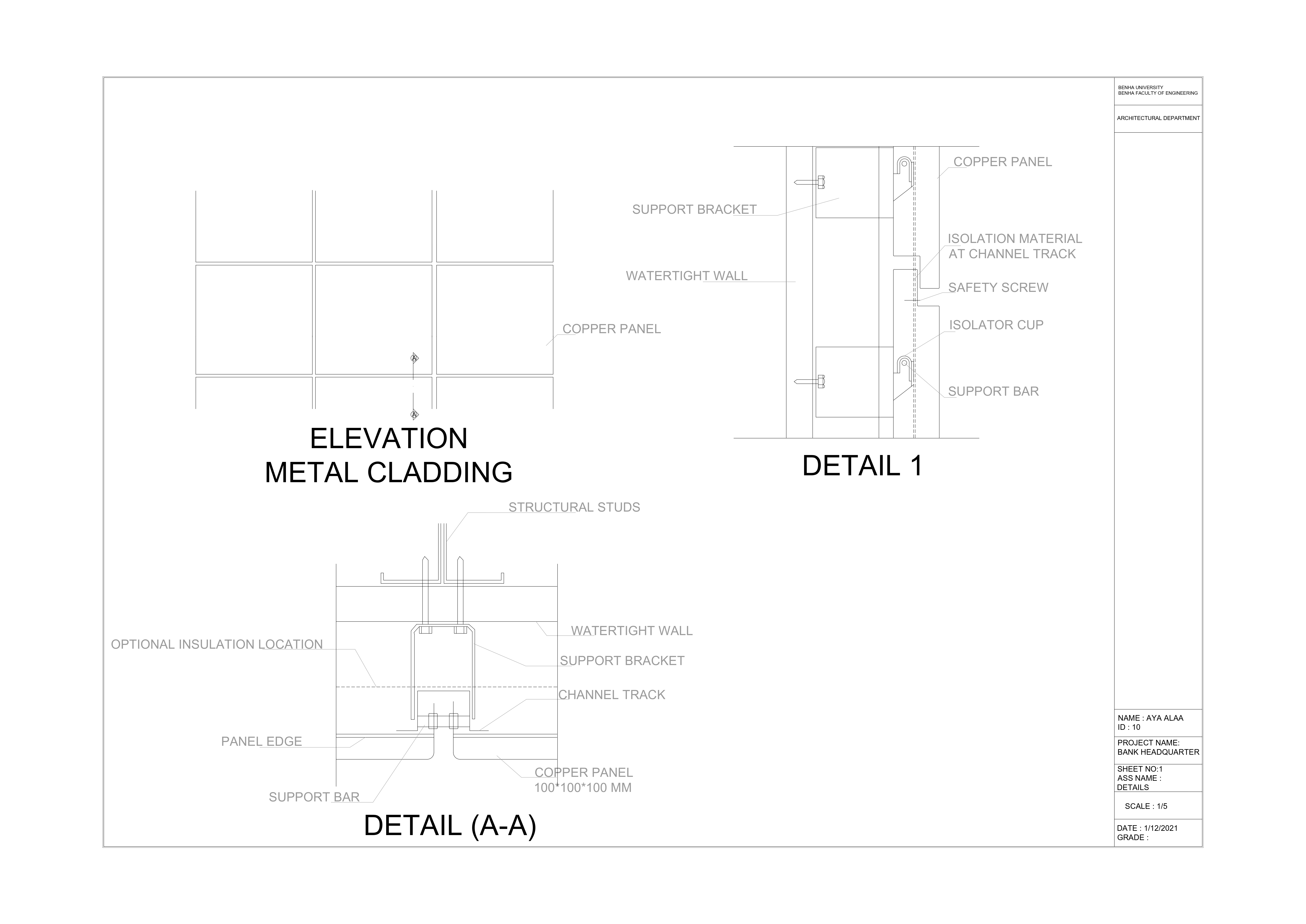 Bank Headquarter - working drawing-13