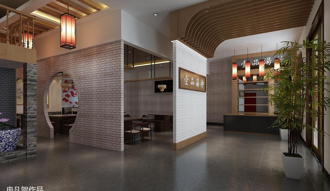 冉凡贺打造的中式酒店火锅店 | 壹品汤神的室内设计魅力-0