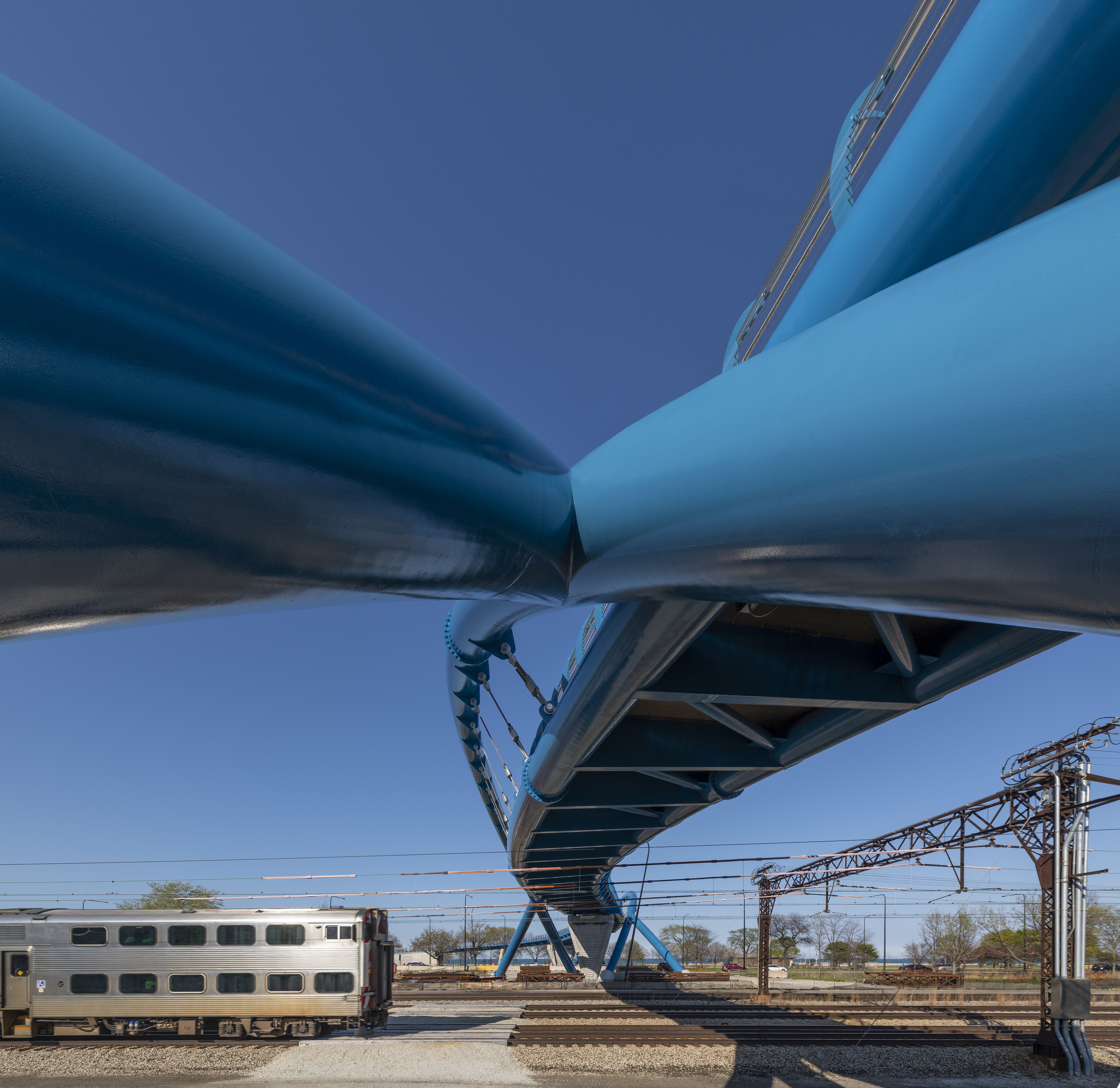 41st and 43rd Street Pedestrian Bridges Chicago | Cordogan Clark & Associates-30