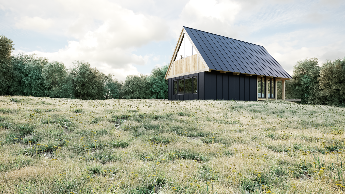 光与形完美结合的木屋设计-5