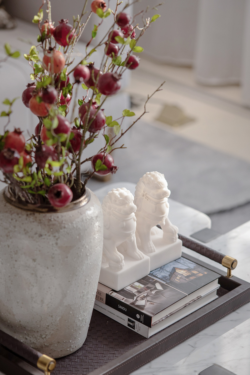 天津金辉北辰宜兴埠样板间 | 秋意浓烈的中式家居设计-32