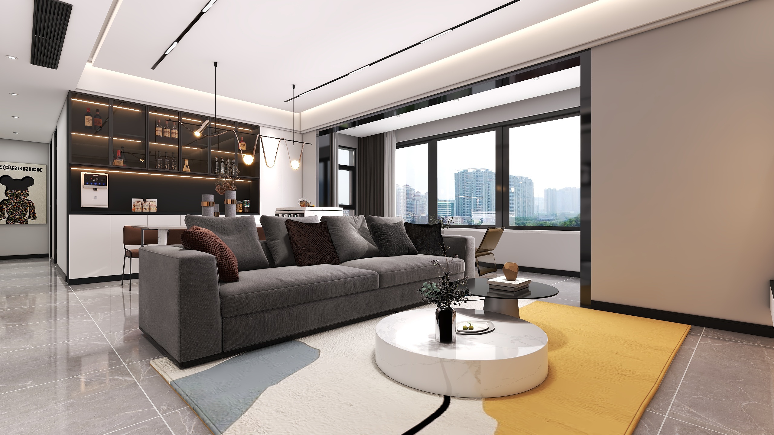 四川成都华府悦璟（114平方现代简约三居室）-15