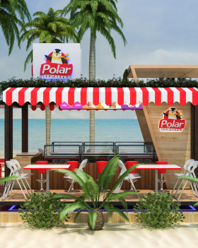 Polar Ice Cream Cafe - Cox's Bazar Sea Beach