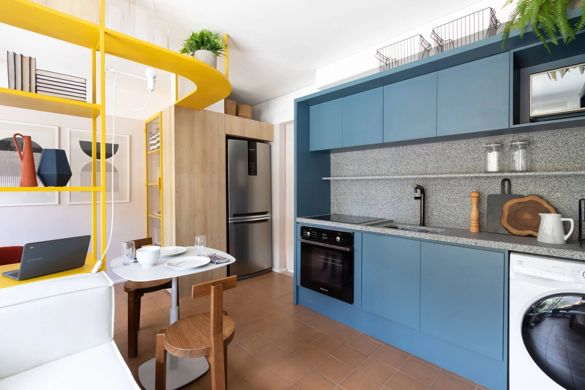 巴西圣保罗 37 平米紧凑公寓的活力设计-30