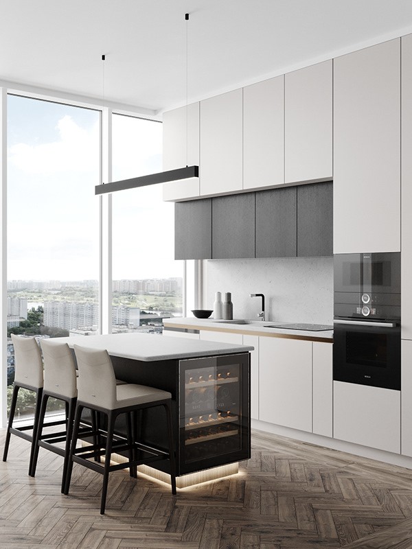 90㎡ 白色系空间设计-7