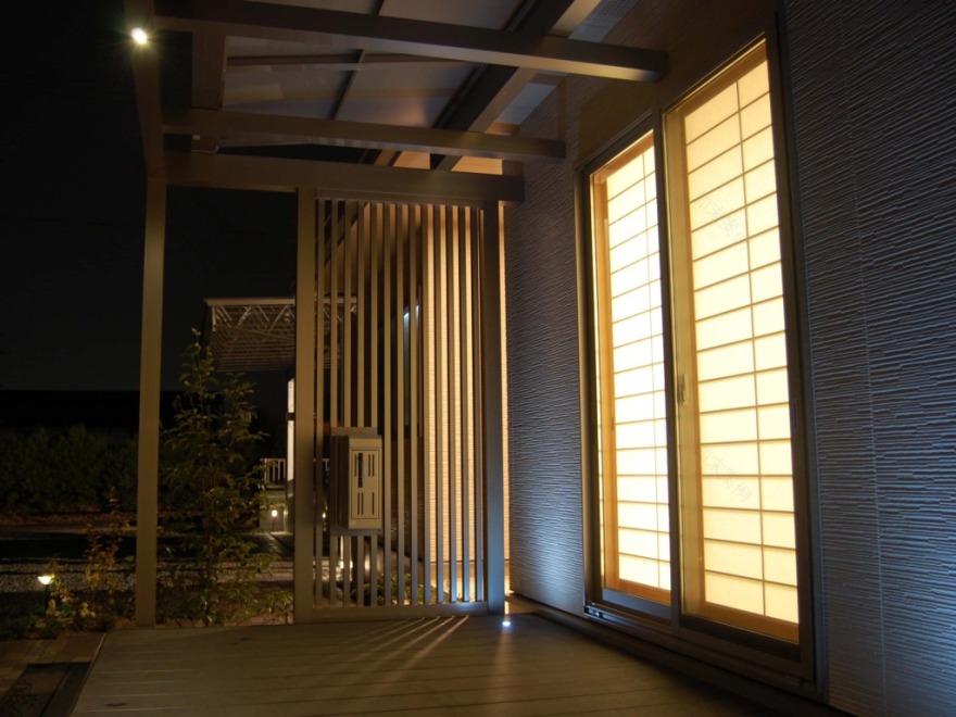 平屋建て和風モダン住宅の新築外構-38