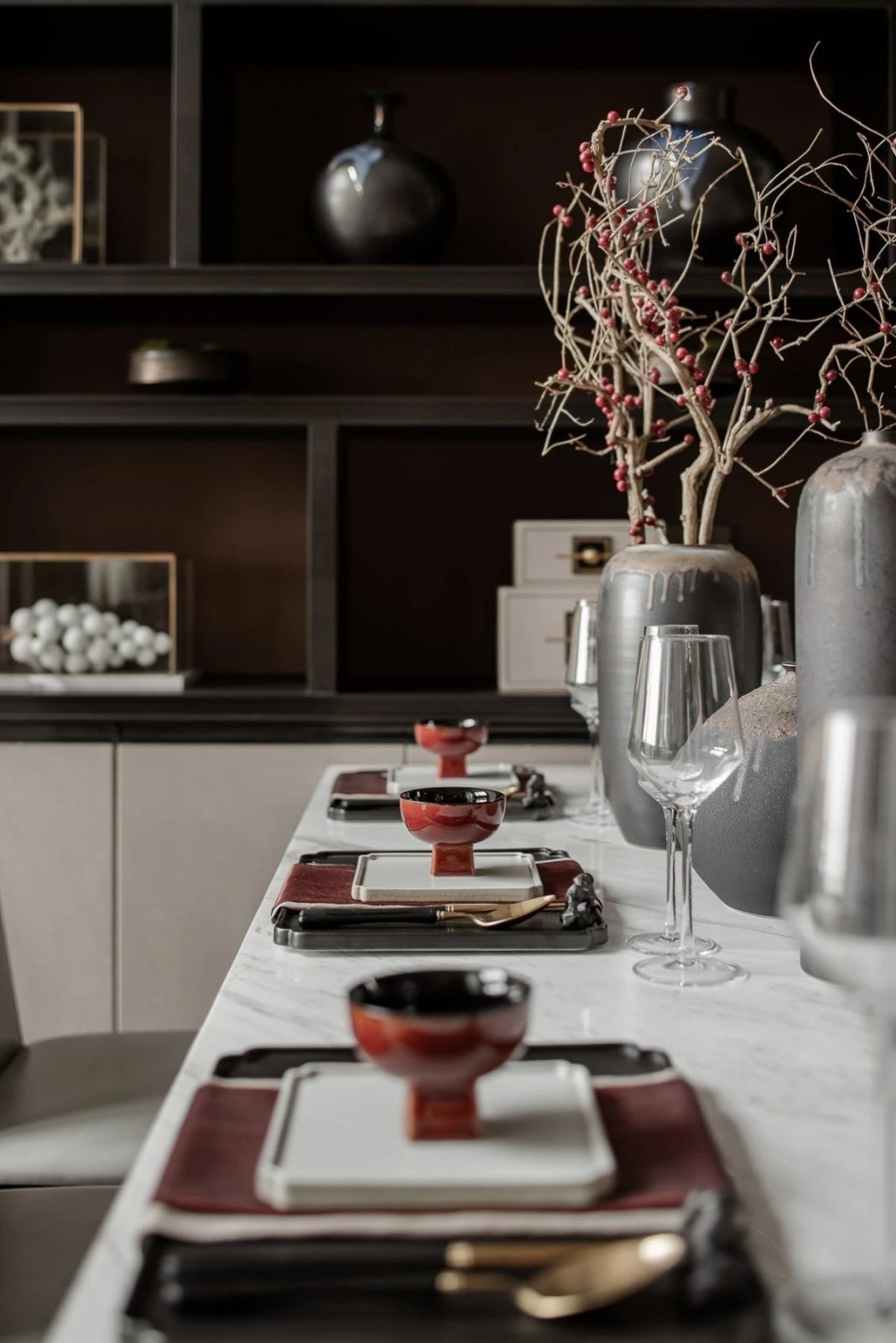 塞上梦江南——银川万科翡翠公园上叠别墅样板间 | 明德设计-9