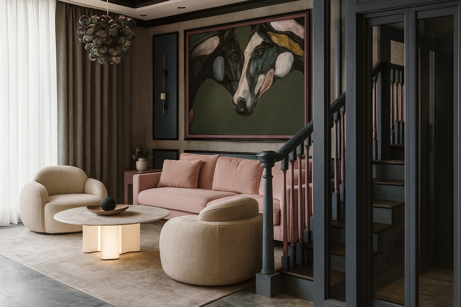 现代经典室内设计 温暖优雅的对比-15