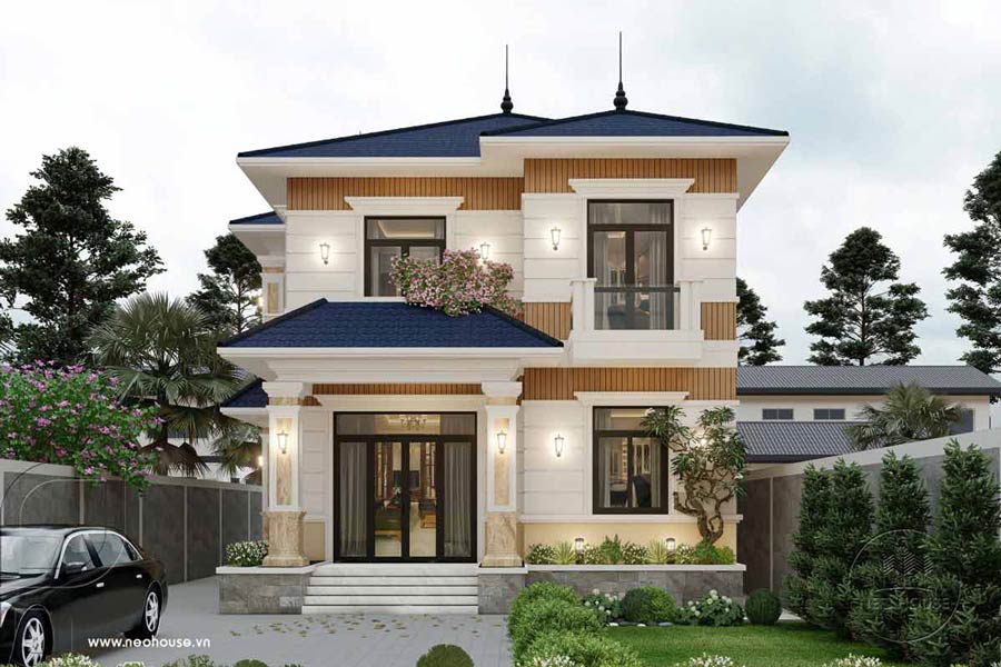 45+ 2层300㎡现代豪华别墅设计案例丨NEOHouse.vn-35