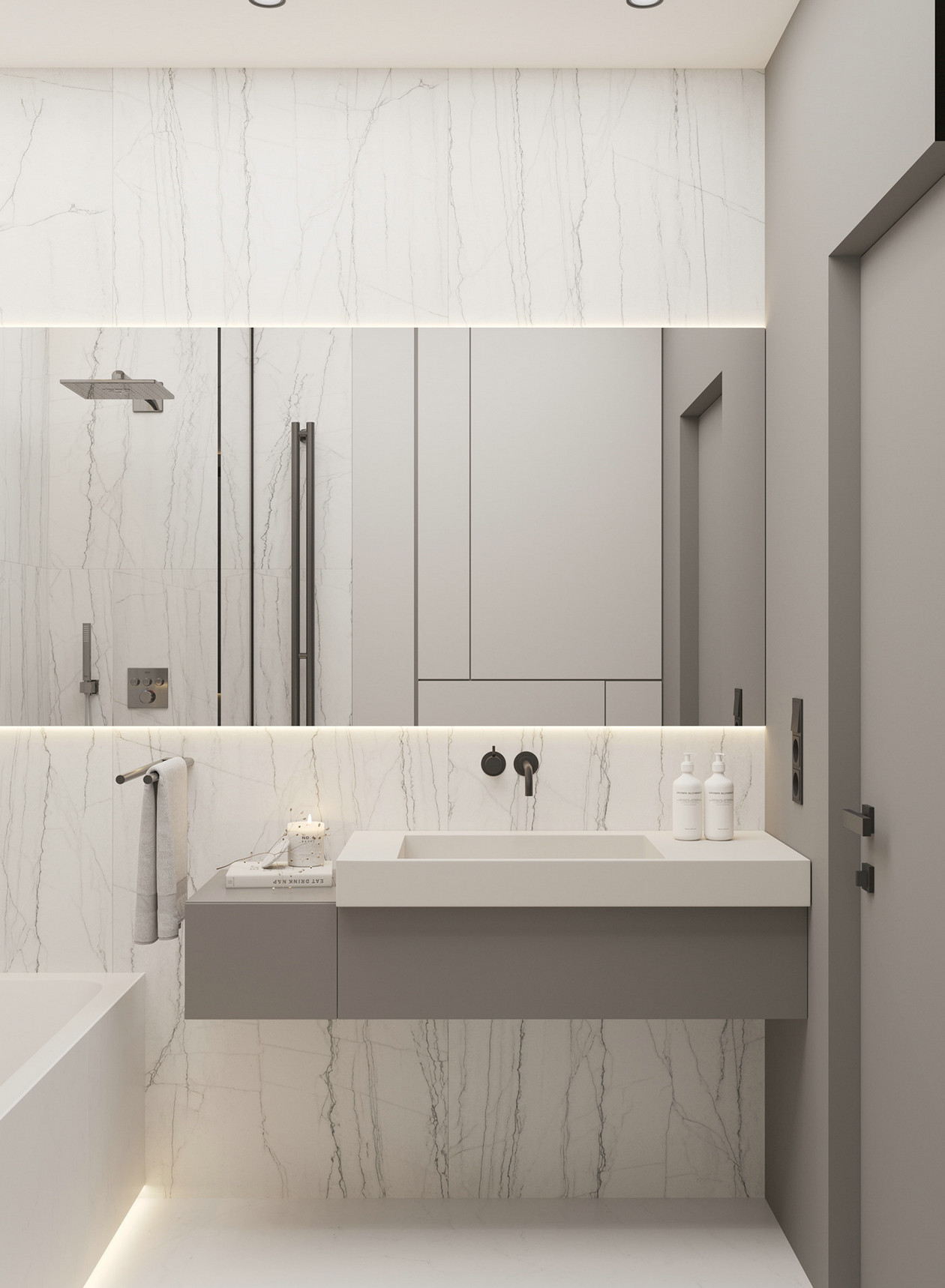 102㎡浅色系住宅设计-17