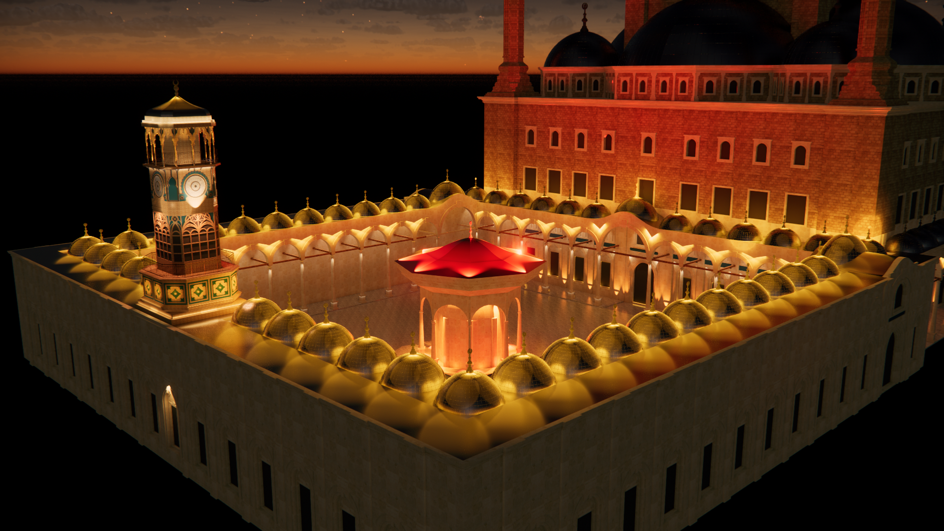 穆罕默德·阿里清真寺照明-4