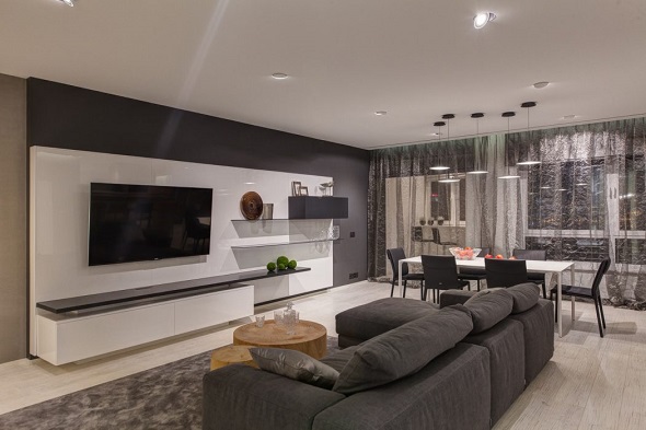 当代客厅室内装饰结合现代设计案例丨I  Project,Stidac-17