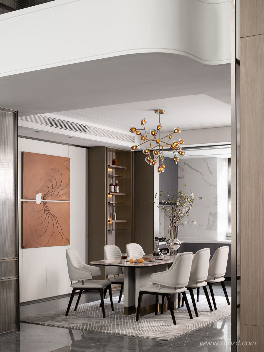 多弗·山河一品35#别墅样板房丨中国宁德丨杭州美致家居设计有限公司-18