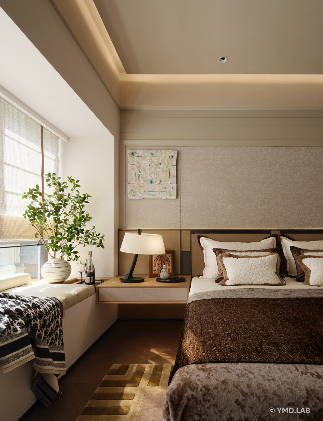 岳蒙设计 | 粤东润溪花园样板间-20