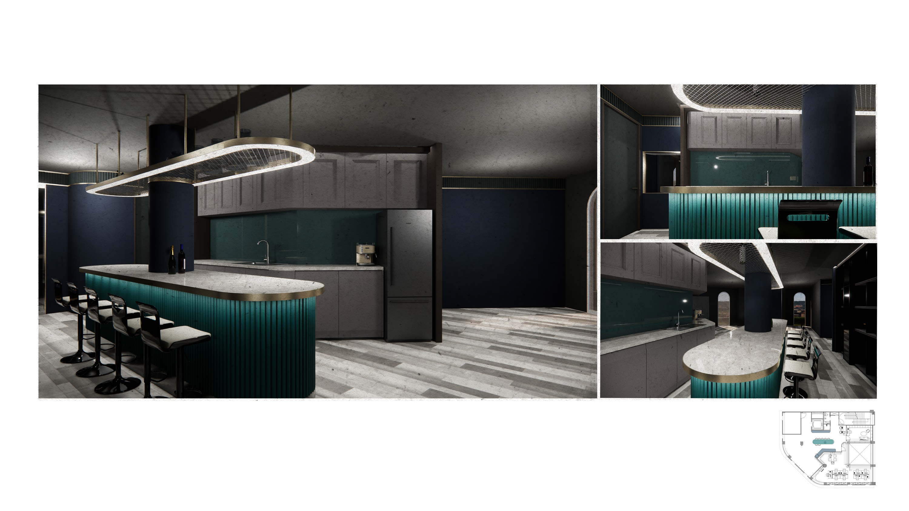 日出设计办公空间设计丨林子翔,许哲毅,陈珈绫-17