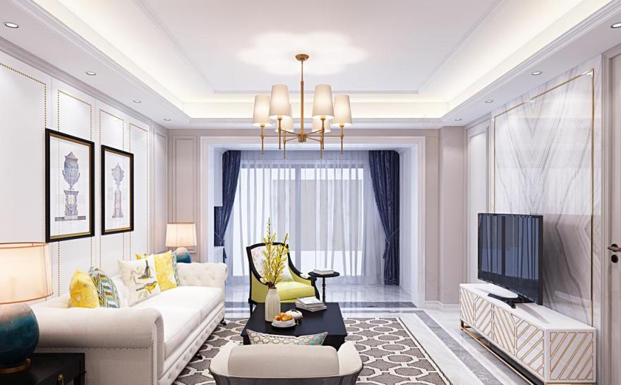 美式轻奢和平上东复式-0