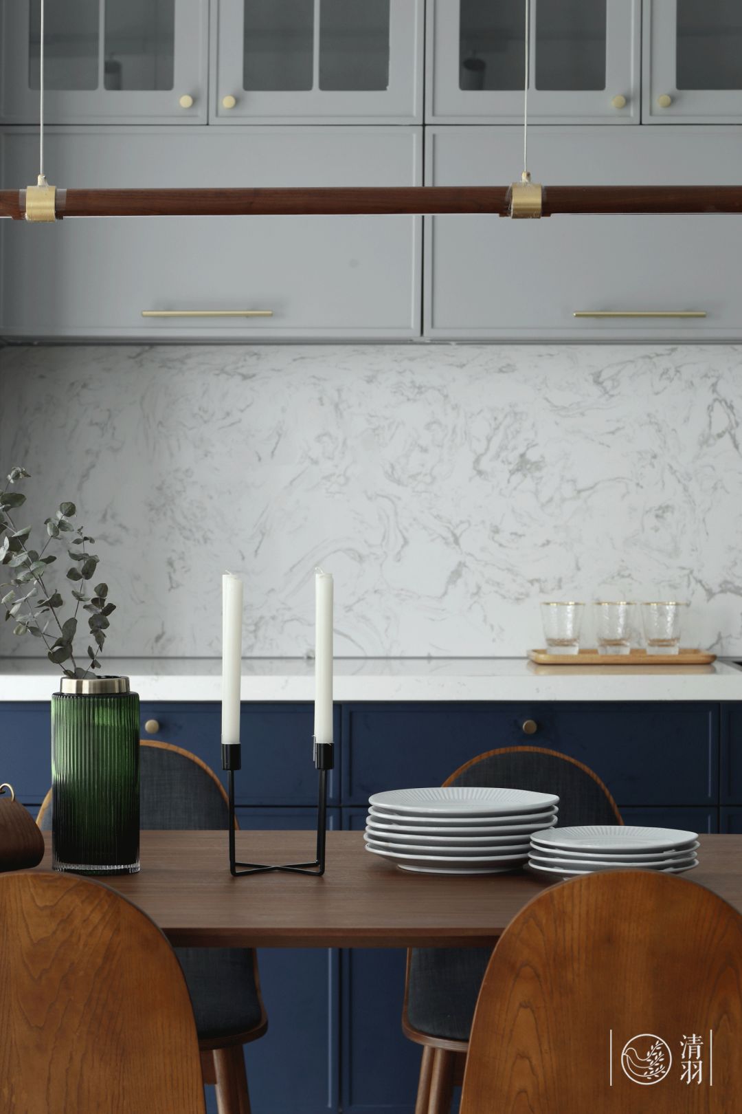 幸福诠释家的温暖——现代精致四口之家设计-53