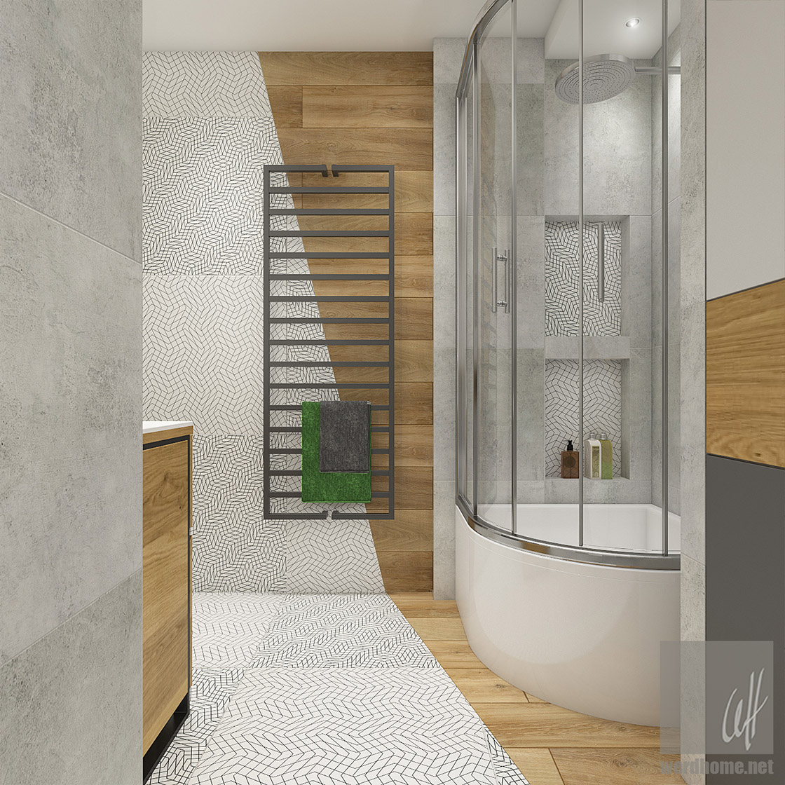 WERDHOME | Projekt wnętrza mieszkania w Krakowie-21