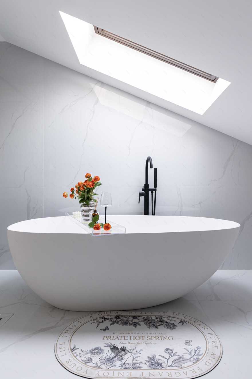 600㎡现代风格农村自建别墅丨拾上装饰-72