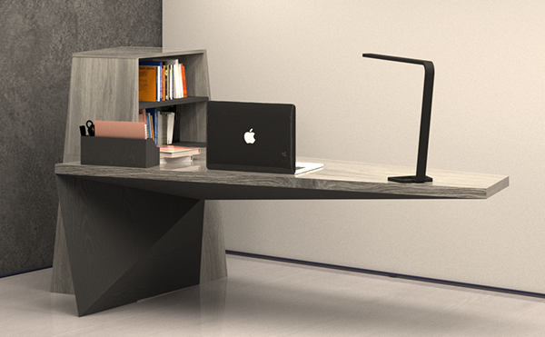 Конструктивне рішення офісного столу та шафи-0