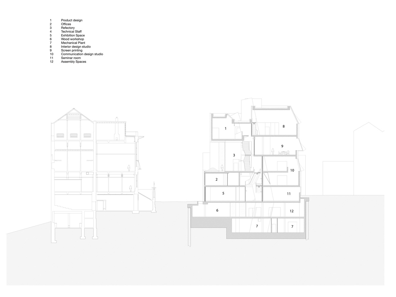 格拉斯哥艺术学院丨英国格拉斯哥丨斯蒂文·霍尔建筑师事务所-58