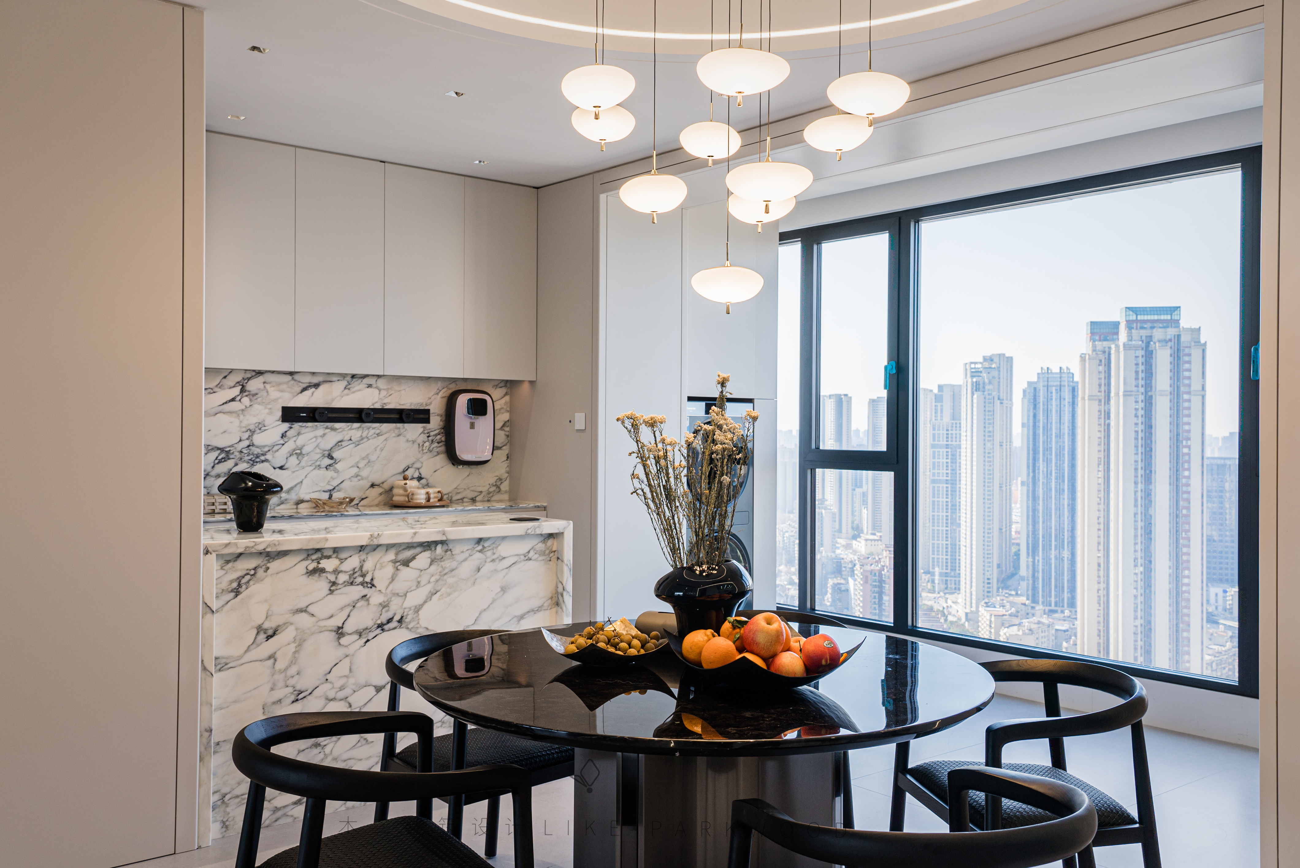 木二设计|298平极简滨江平层-47