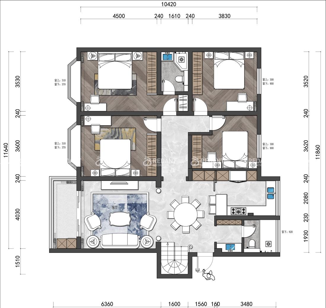 锦江花苑复式公寓-8