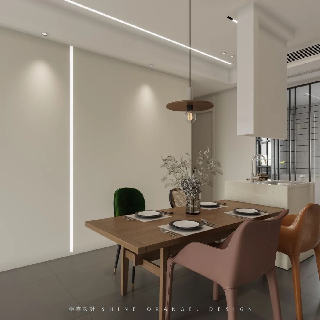 《橙熹设计》 | 混搭风格,充满温暖与趣味的家-39