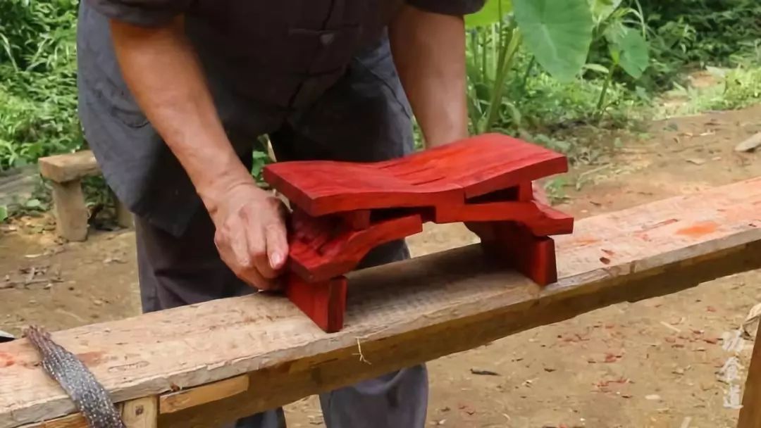 农村大爷的木艺世界 | 不用一颗钉子,打造 2500 年前鲁班凳-11