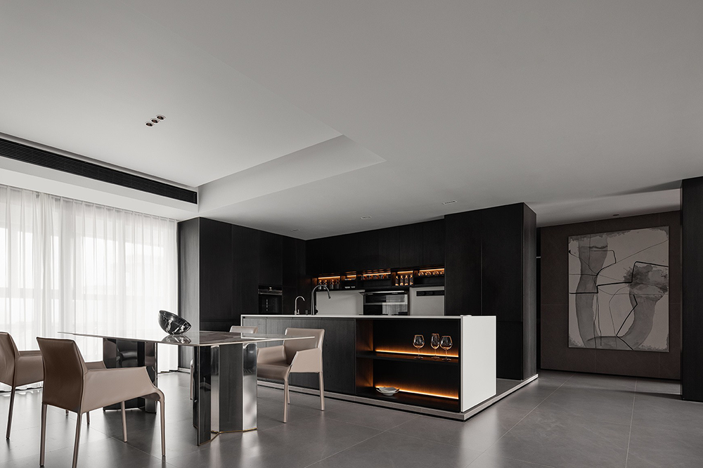 现代简约私宅空间设计丨科盛装饰设计-53