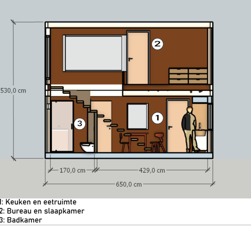 Studentencontainerspark voor Howest, Cyriel Wydooghe-1