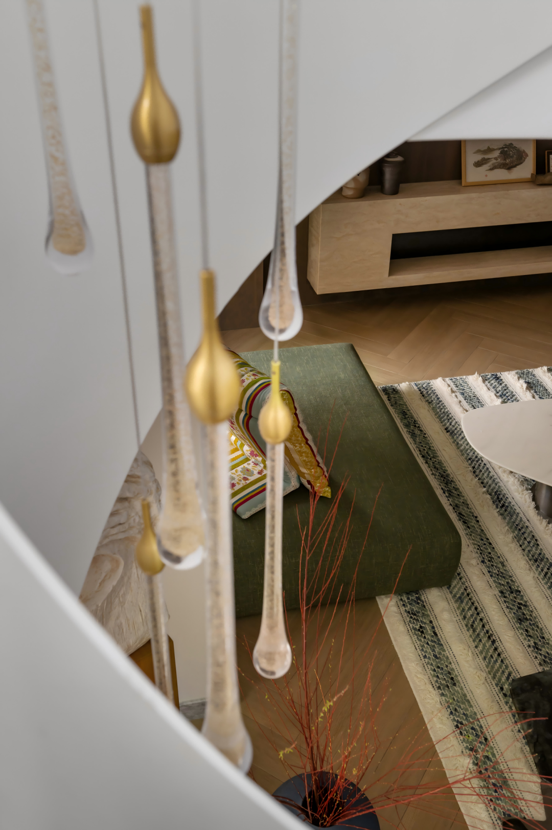 楼房花朵INBLOSSOM｜私宅实景案例｜龙湖麓宸200㎡现代法式下叠-15