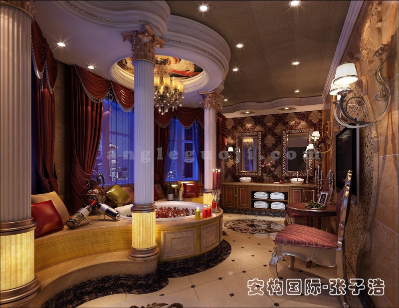 鄂尔多斯 别墅样板间【东方魅影·法式经典】-13