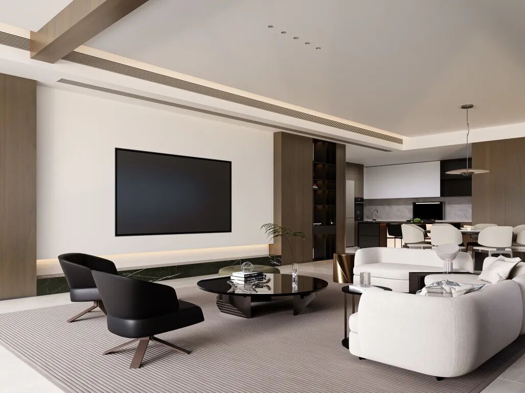 260㎡意式极简丨麓悦尚宸丨中国湖南丨纵向·空间设计-15