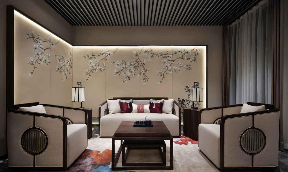 墨客设计 | 写意东方的江南华府，新中式的空间智慧-38